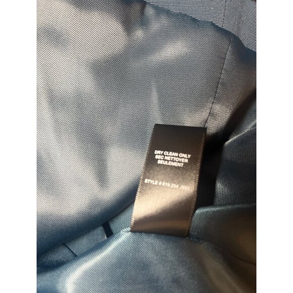 Rebecca Taylor Blazer Ottoman Style Teal Blue Color Ladies Size 8 Jacket - Picture 8 of 9